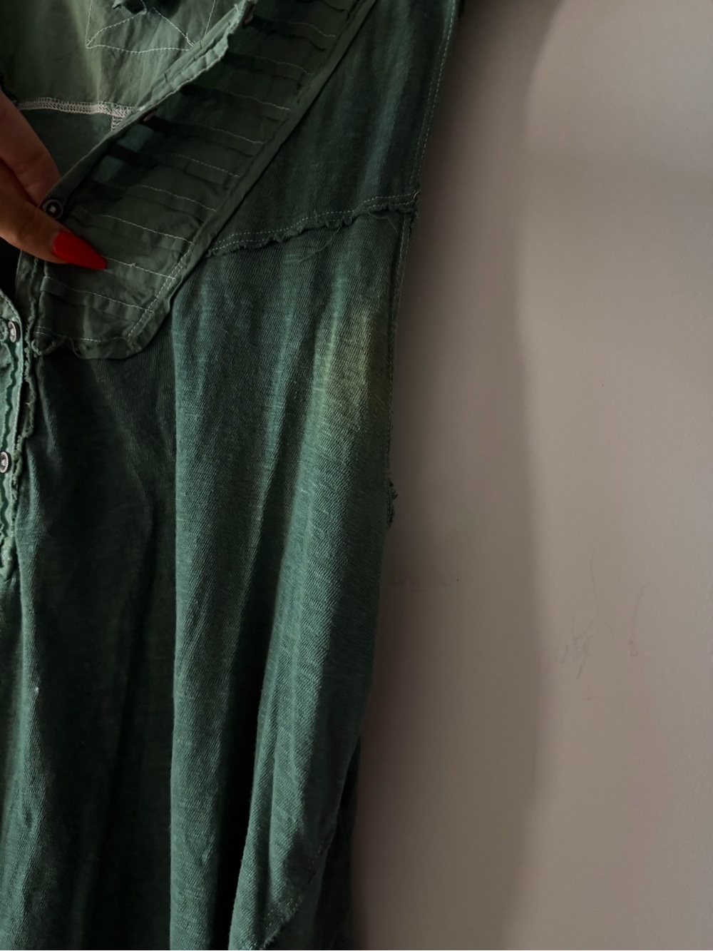 Free People | We The Free oversized distressed tunic style tank - Picture 6 of 6